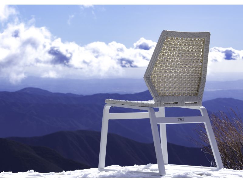 Adriano Aluminum Wicker Chair